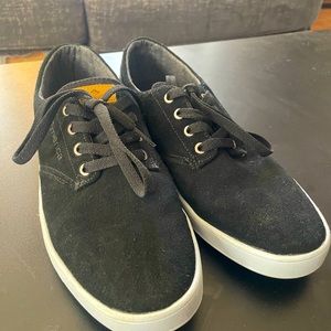 Emerica black sneakers. Worn once- originally $71